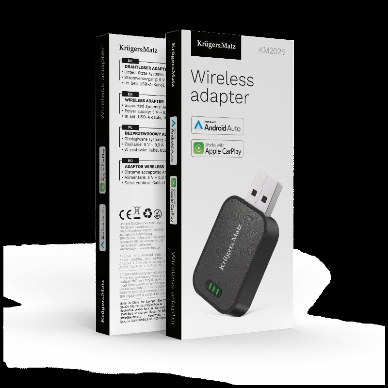 Adaptor Wireless Android Auto Car Play Kruger Matz