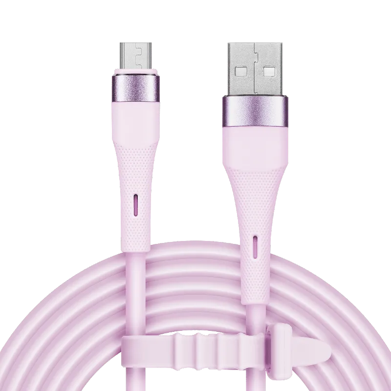Cablu Silicon USB-Micro USB 1M Basic Kruger Matz