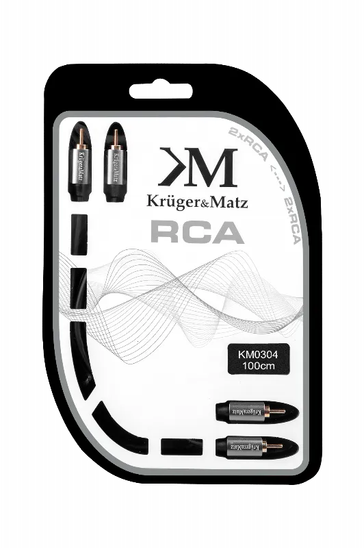 Cablu 2RCA-2RCA 1.0M Kruger Matz