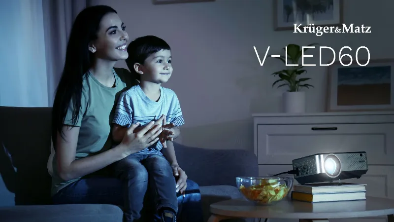 Videoproiector Fullhd Wifi LED Home V-LED60 Kruger Matz