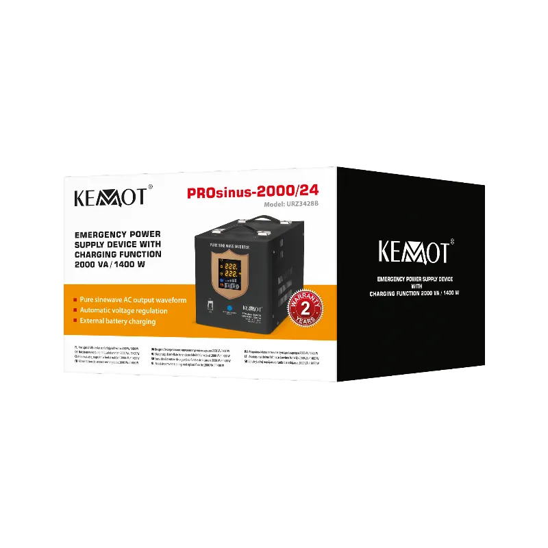 Ups cu Sinus Pur - 24V / 1400W / Negru