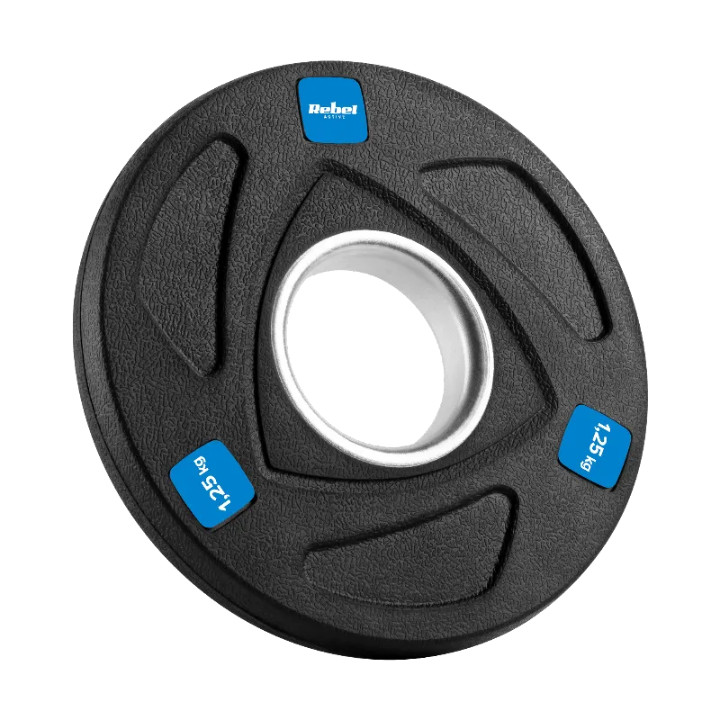 Disc Greutate Fonta Cauciucata Set 4 X 1.25 KG Rebel AC