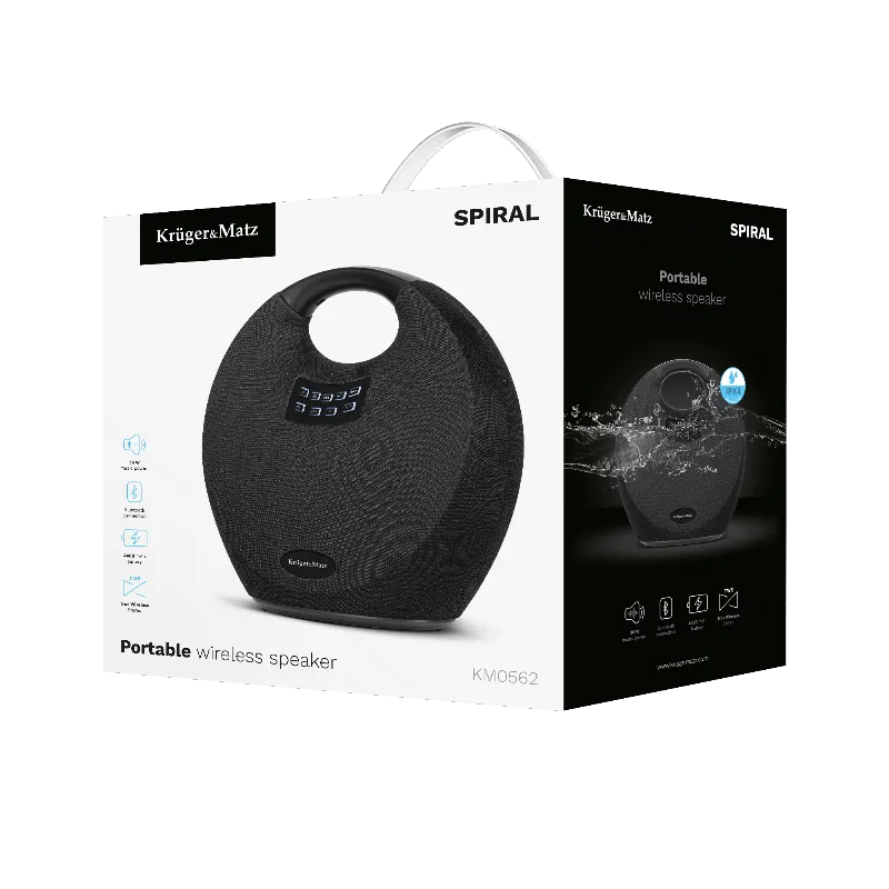 Difuzor Wireless Portabil 36W Spiral Kruger   Matz