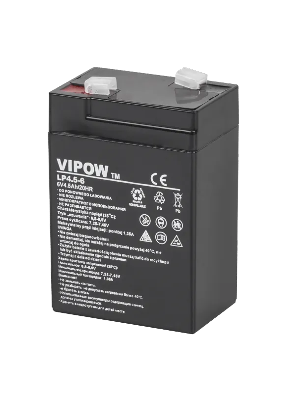 Acumulator Stationar AGM VRLA 6V 4.5AH Vipow
