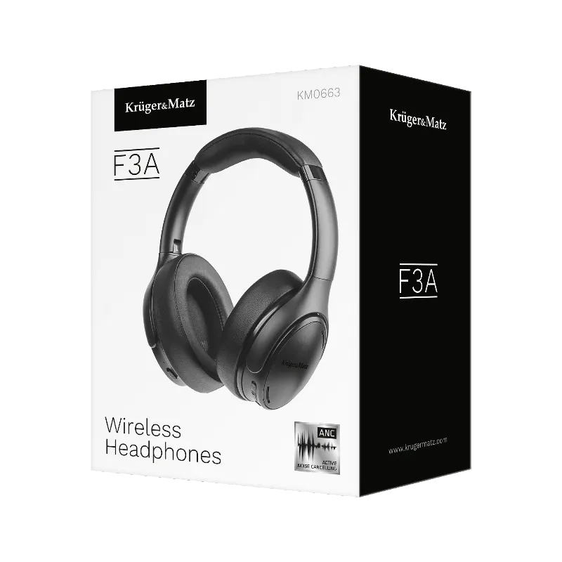 Casti Audio Anc Bluetooth F3A Kruger Matz