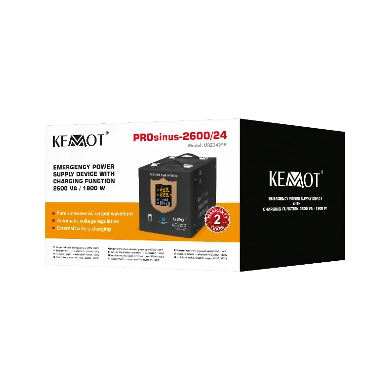UPS cu Sinus Pur - 24V / 1800W / Negru