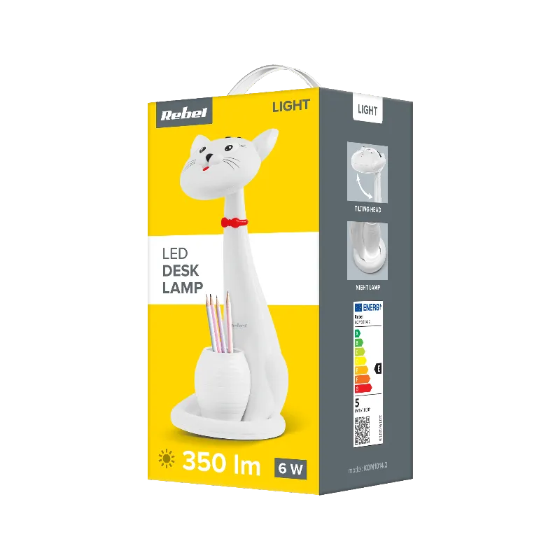 Lampa LED Birou Copii Model Pisica Rebel
