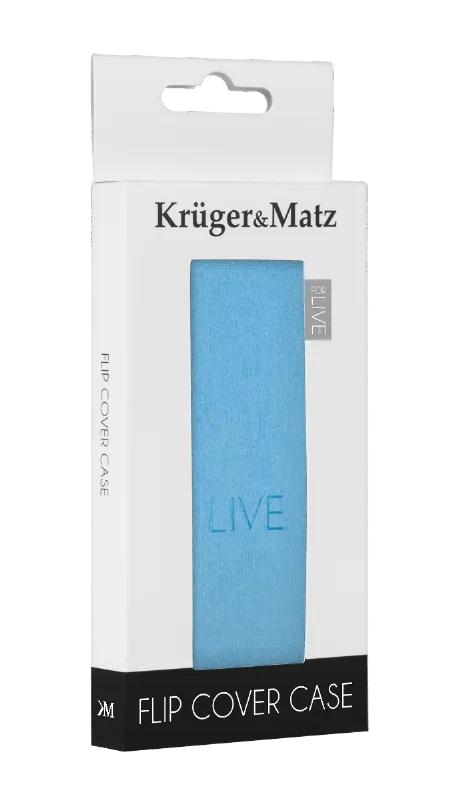 Flip Cover Albastru Live Kruger Matz