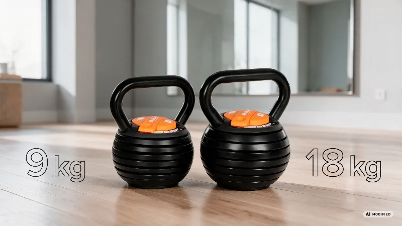 Kettle Bell Ajustabil 6 Talere 2.3-9KG Rebel Active