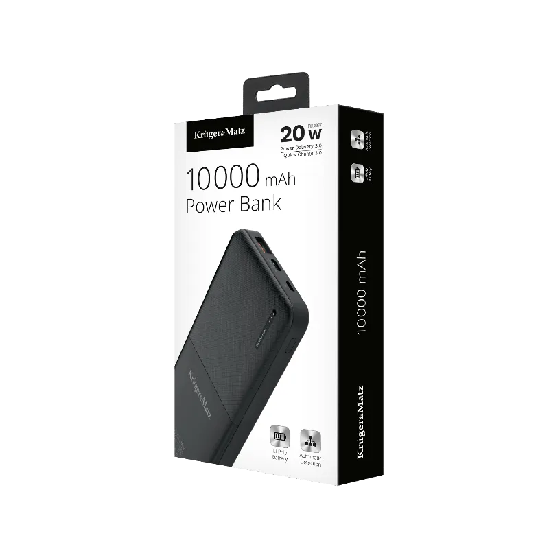 Power Bank 10000MAH Li-Pol QC /PD Kruger Matz
