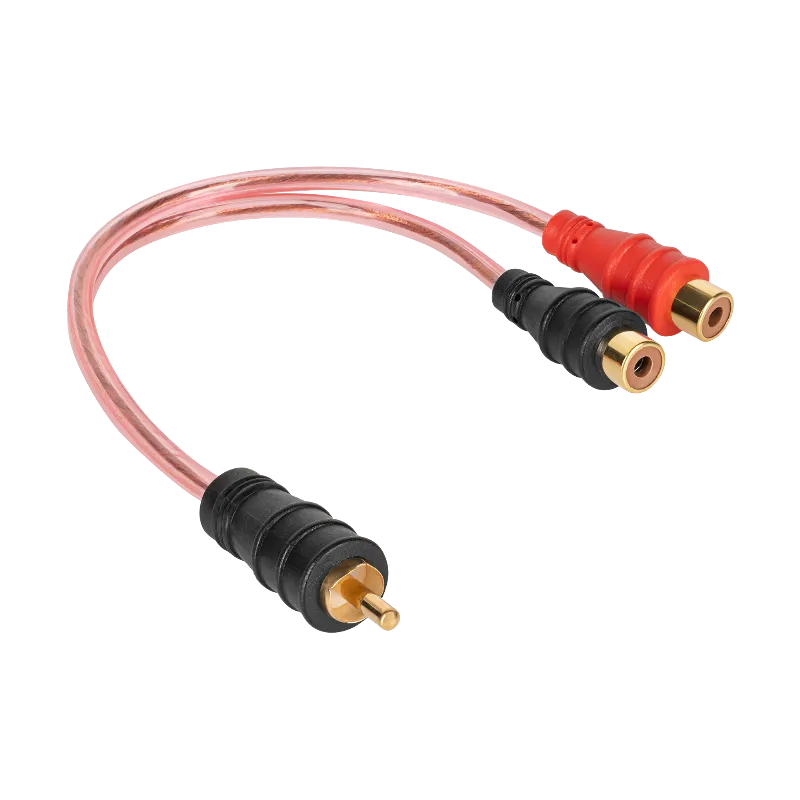 Cablu Y RCA Tata - 2XRCA Mama 0.2M