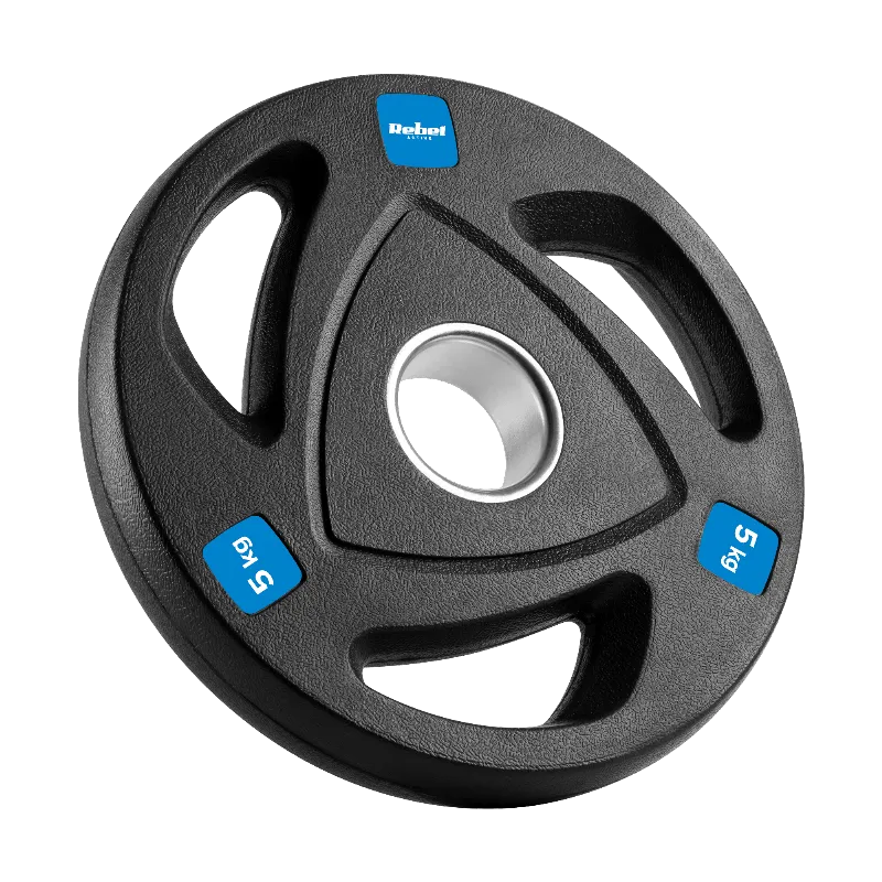 Disc Greutate Fonta Cauciucata Set 4 X 5 KG Rebel Activ