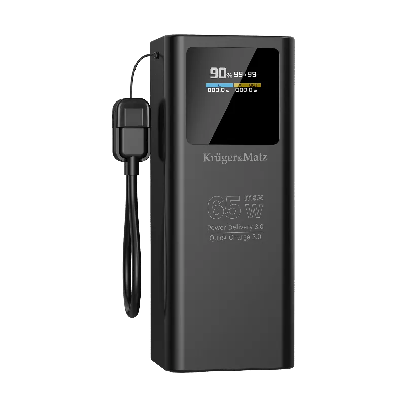 Power Bank 20000 MAH Li-Ion 65W QC PD Kruger Matz
