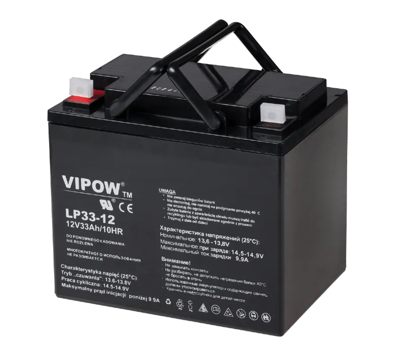Acumulator Stationar AGM VRLA 12V 33AH Vipow
