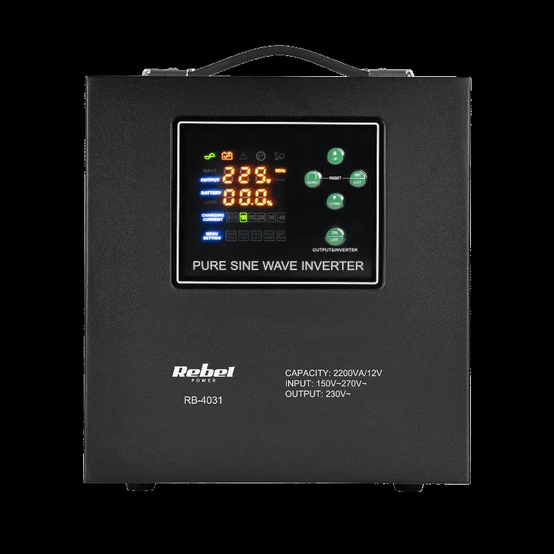Ups Centrale Sinus Pur 2200VA 1600W 12V LIFEPO4 Rebel