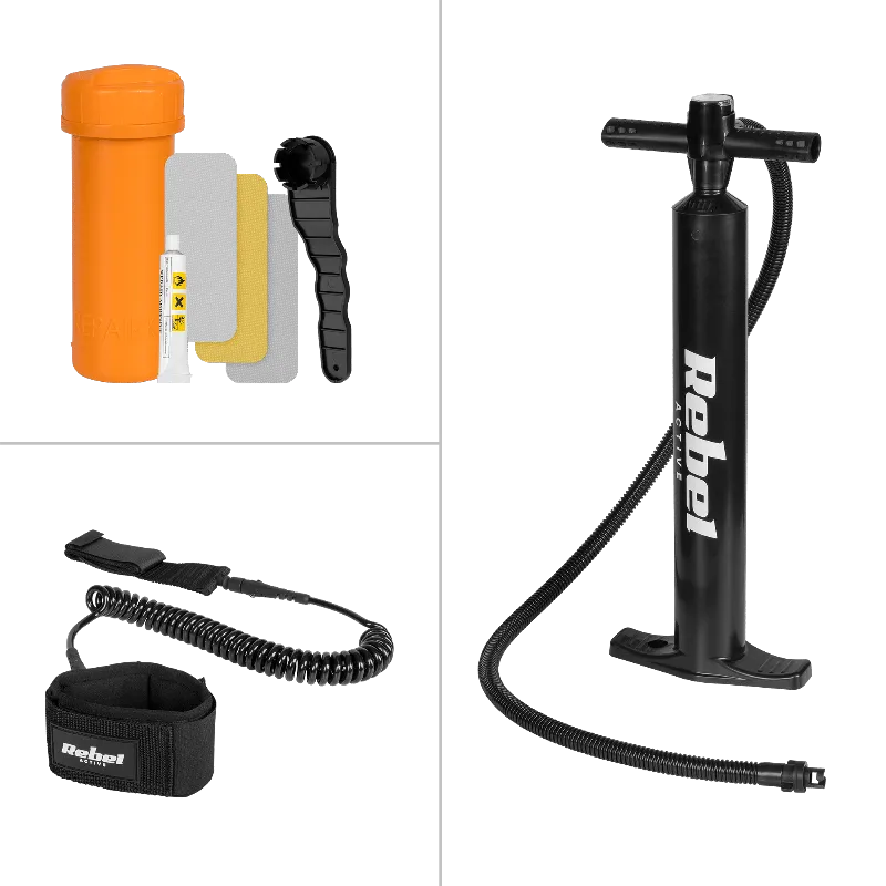 Set Placa Gonflabila Stand Up Paddle Sup 381X81X15CM