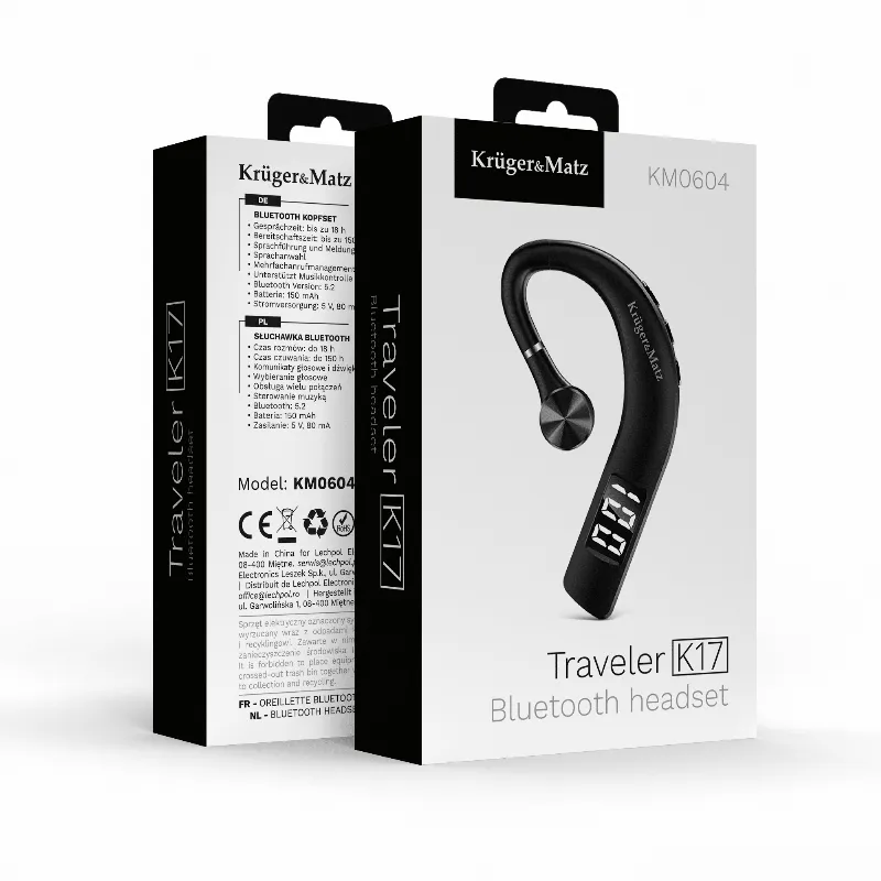 Headset Bluetooth 5.2 K17 Kruger Matz
