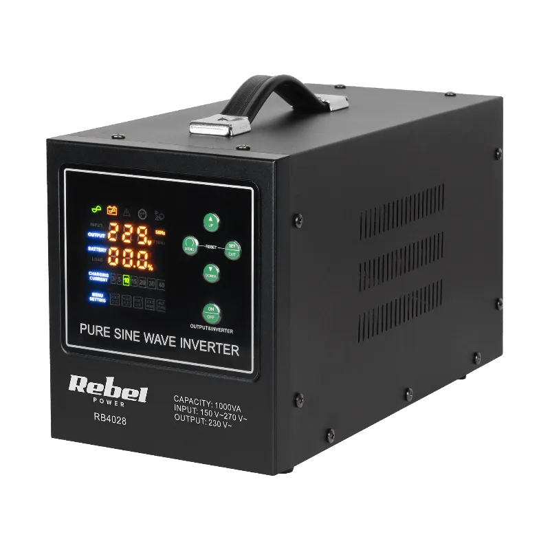 UPS Centrale Termice Sinus Pur 1000VA 700W 12V Rebel