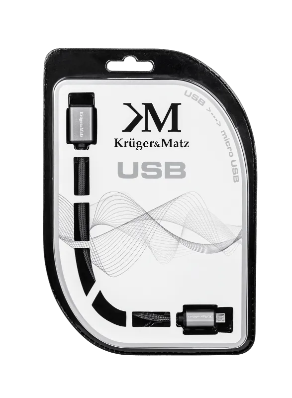 Cablu Prelungitor USB-Micro USB 0.2M Kruger Matz