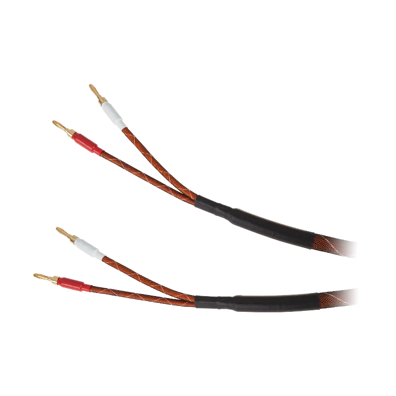 Set Cablu Difuzor Mufe Banana X2 Cupru 15AWG 5M K M