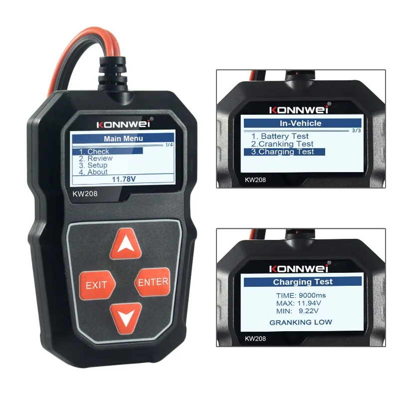 Tester Baterii KW208 Konnwei