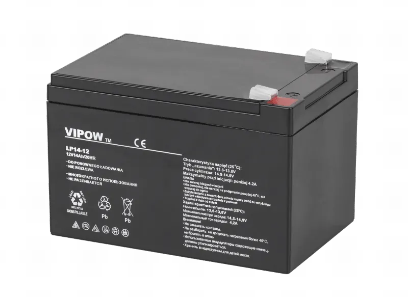 Acumulator Stationar AGM VRLA 12V 14AH Vipow