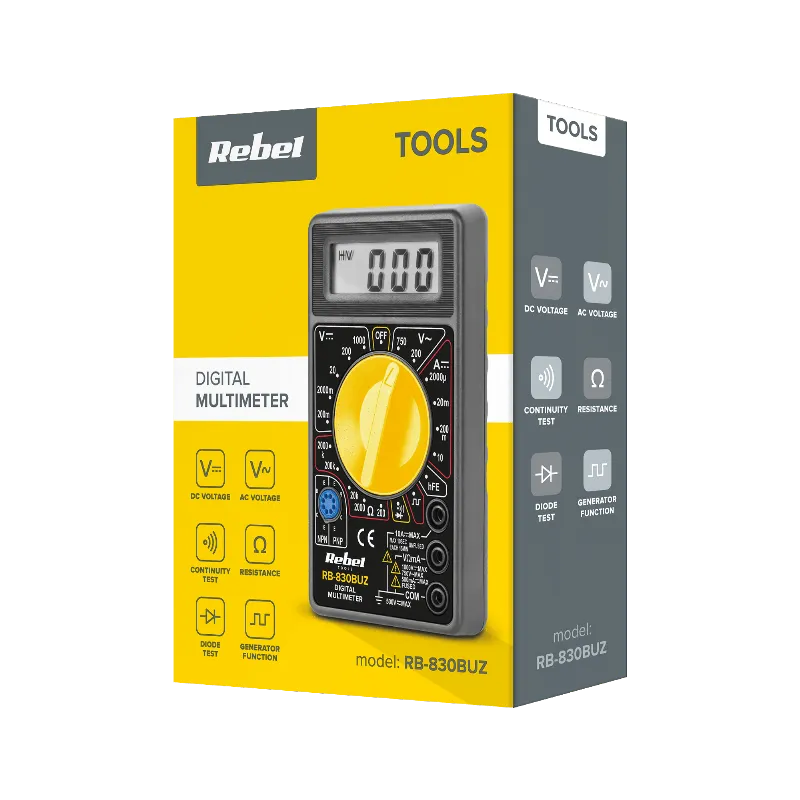 Multimetru Universal Rb-830BUZ Rebel