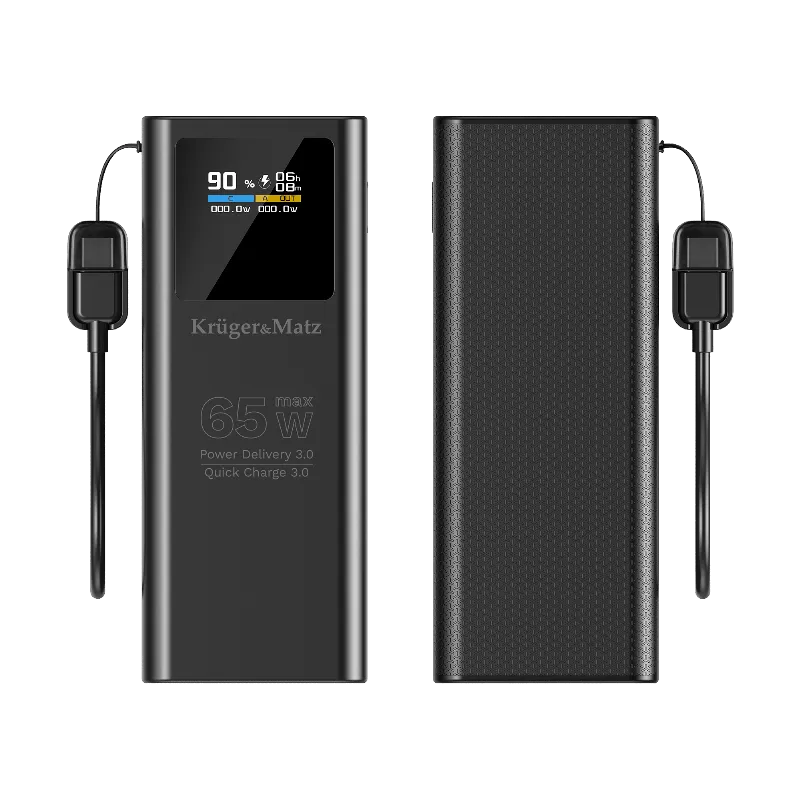 Power Bank 20000 MAH Li-Ion 65W QC PD Kruger Matz