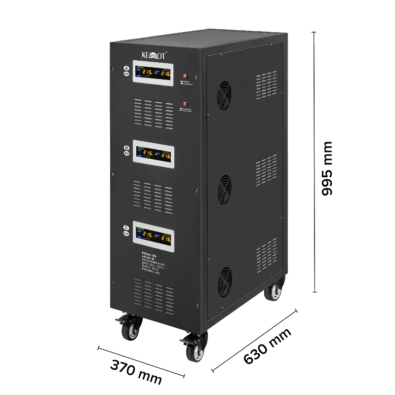 Stabilizator Servomotor Trifazat 50KVA Proavr-50K Kemot