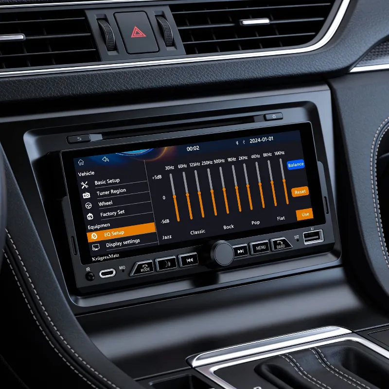 Player Auto 1 din 4X60W Carplay Androidauto Kruger Matz