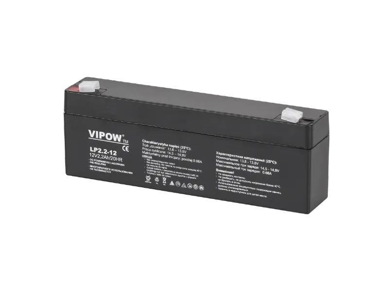 Acumulator Stationar AGM VRLA 12V 2.2AH Vipow