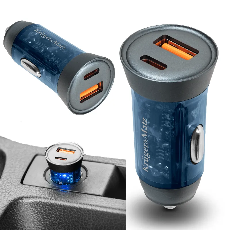 Incarcator Auto USB / Type C QC PD 45W Kruger Matz