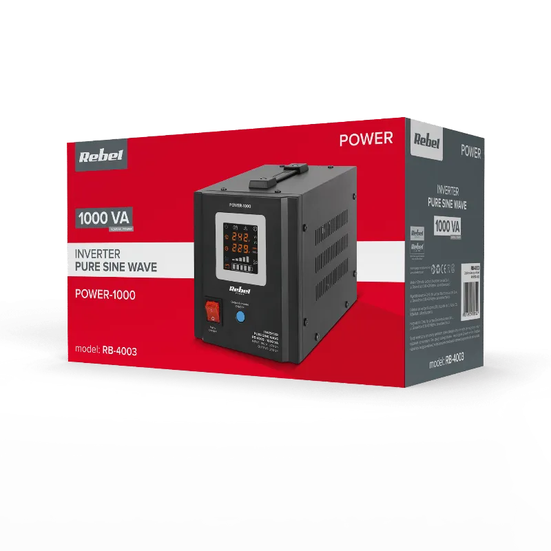 UPS Centrale Termice Sinus Pur 1000VA 700W 12V Rebel