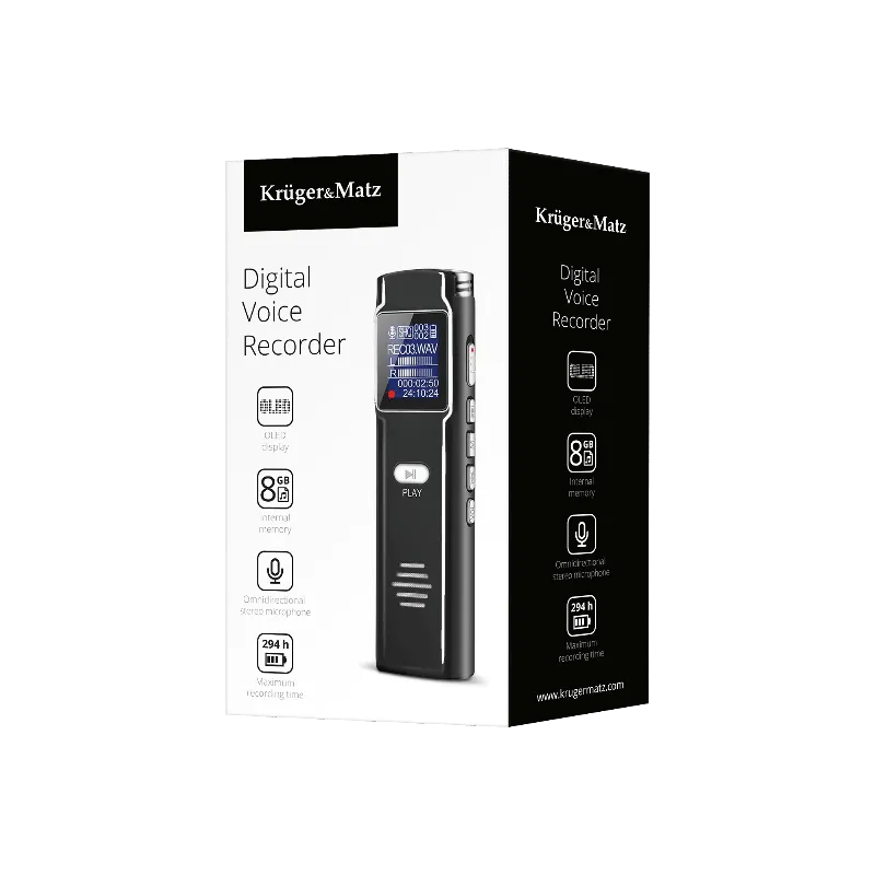 Reportofon Digital 8GB Kruger Matz
