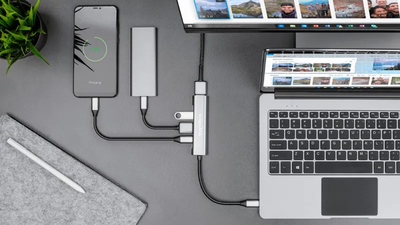 Hub USB Tip C HDMI/USB3.0/USB 2.0/Tip C