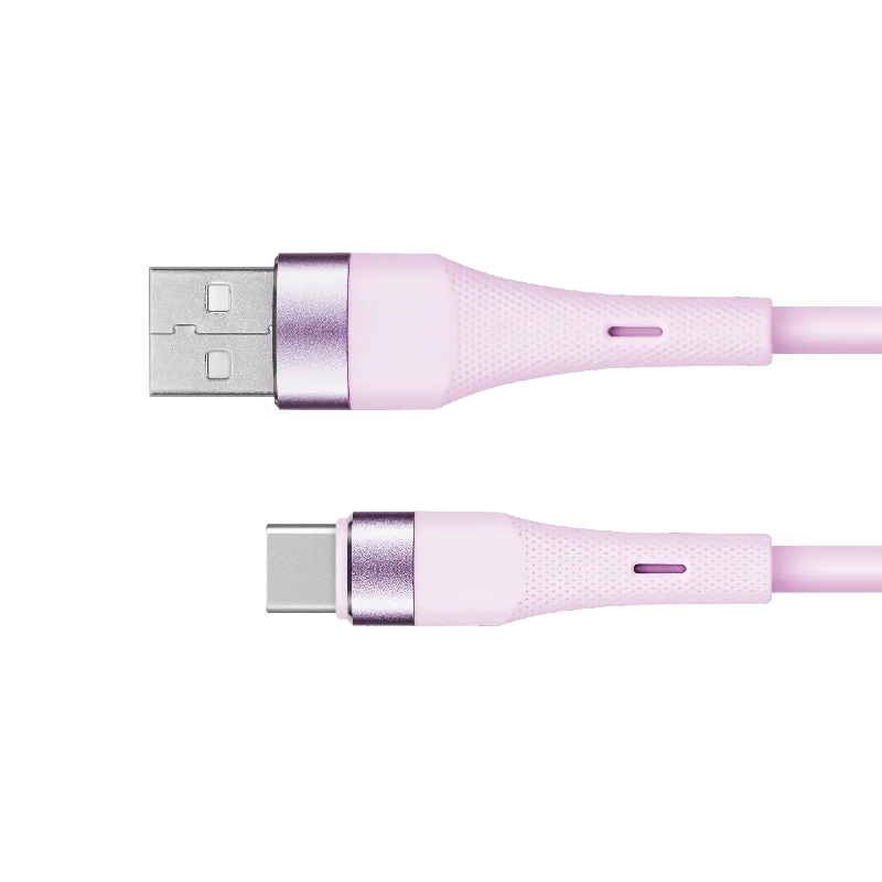 Cablu Silicon USB-USB Type C 1M Basic Kruger Matz