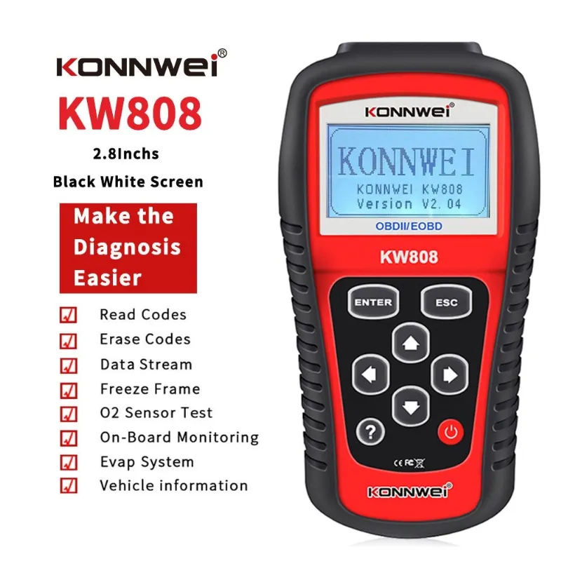 Multimetru Diagnoza Auto OBD2 KW808 Konnwei