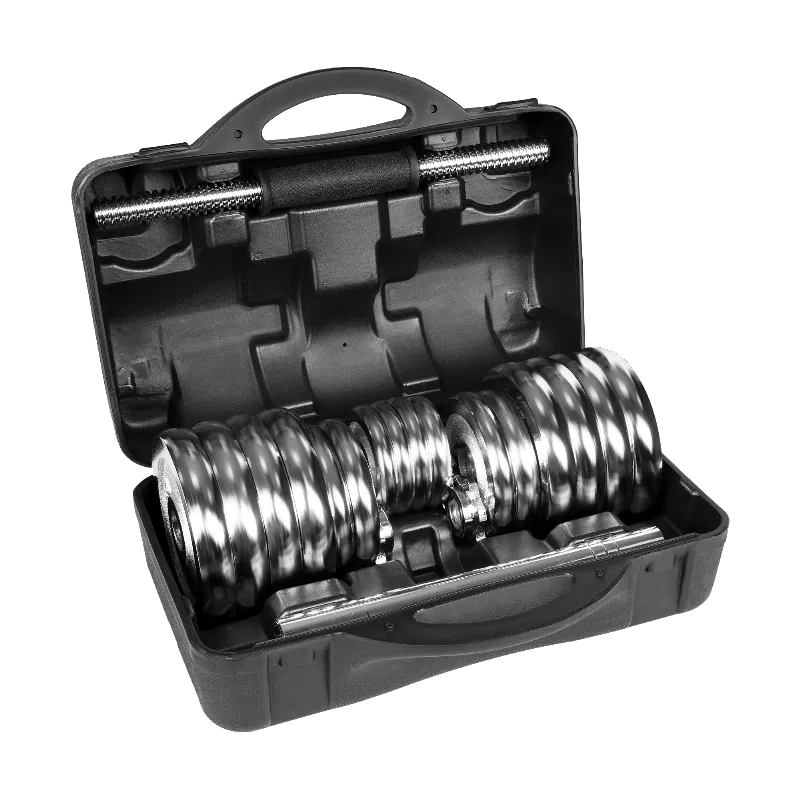 Gantere Reglabile cu Valiza Total 30KG Rebel Active