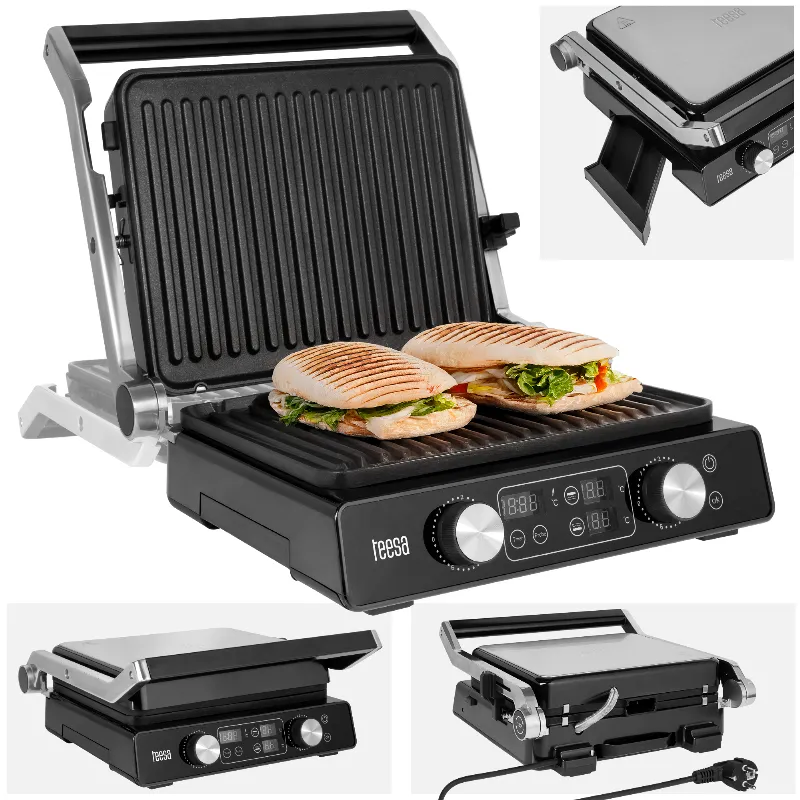 Grill Electric Panini Sandwich 2000W Teesa