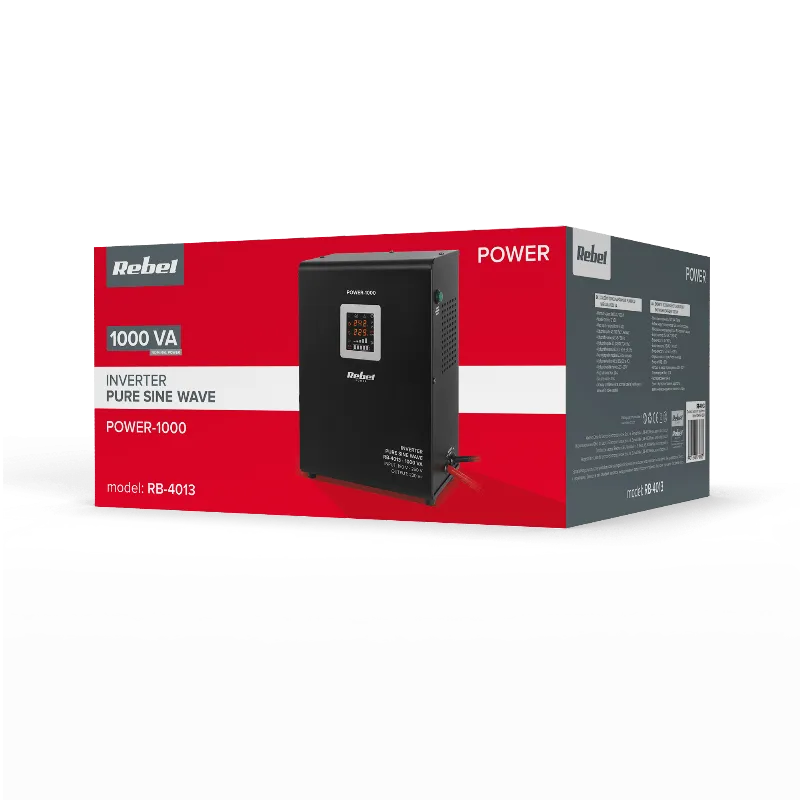 UPS Centrale Termice Sinus Pur 1000VA 700W 12V Rebel