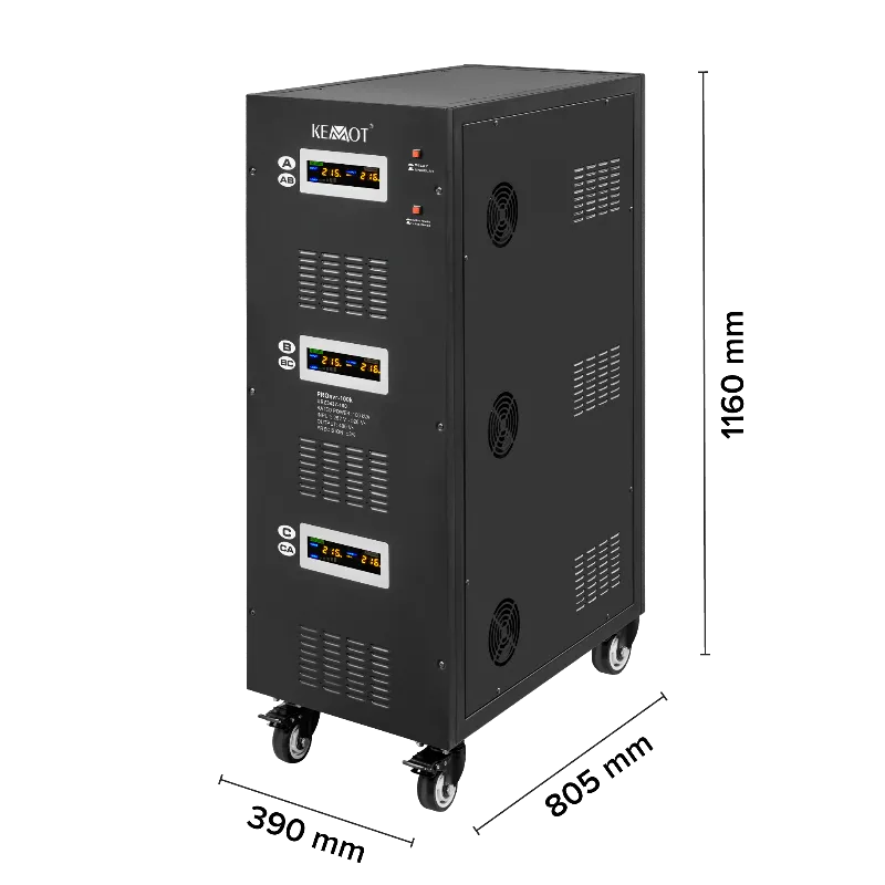 Stabilizator Servomotor Trifazat 100KVA Proavr-100K Kem