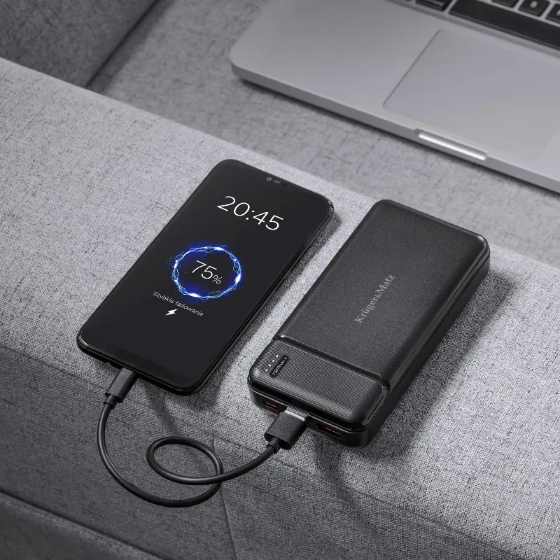 Power Bank 20000MAH Li-Pol QC 3.0 PD 3.0 Kruger Matz
