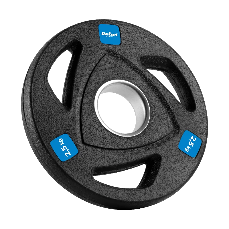 Disc Greutate Fonta Cauciucata Set 30 KG Rebel Active