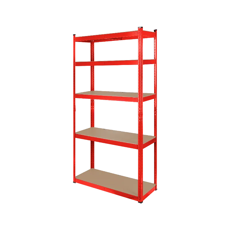 Raft Metalic 5 Polite 750KG MDF 180X90X40 Rosu Rebel