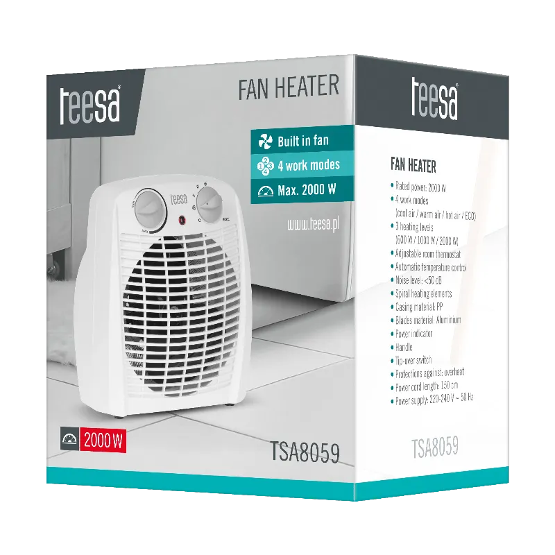 Aeroterma 800/1200/2000W Teesa