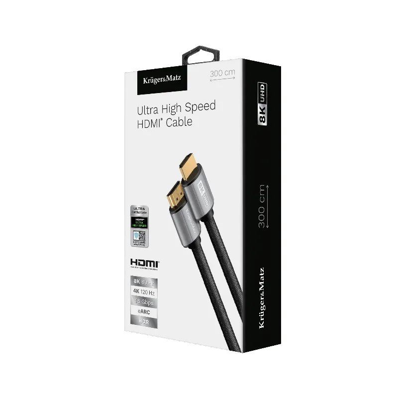 Cablu HDMI - HDMI 8K V 2.1 3M Kruger Matz