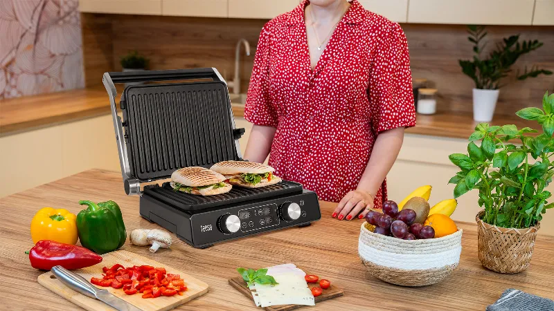 Grill Electric Panini Sandwich 2000W Teesa