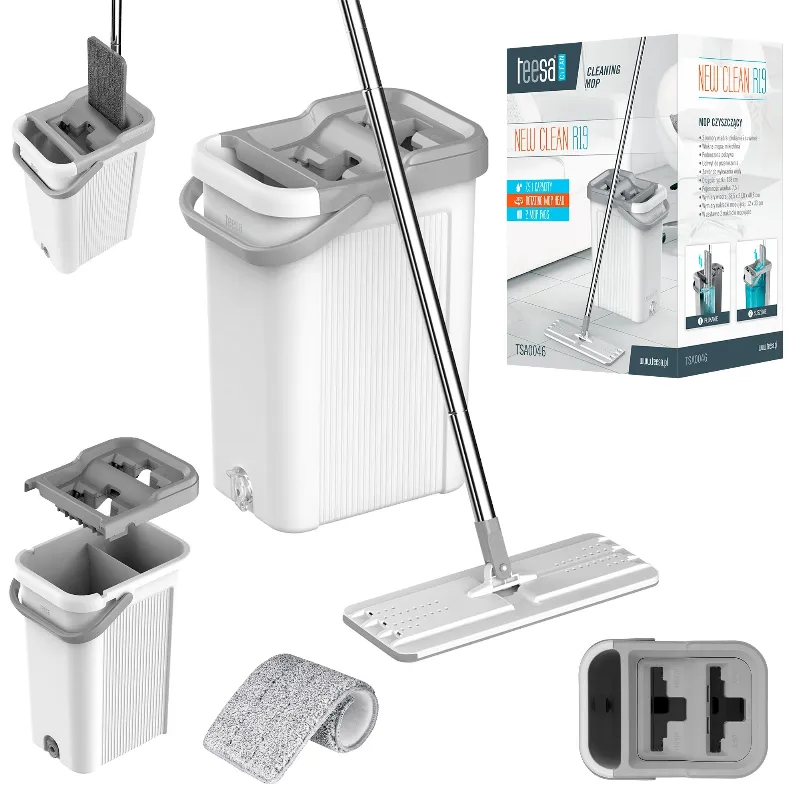 Mop Galeata 2 Cuve 7.5L New Clean R19 Teesa