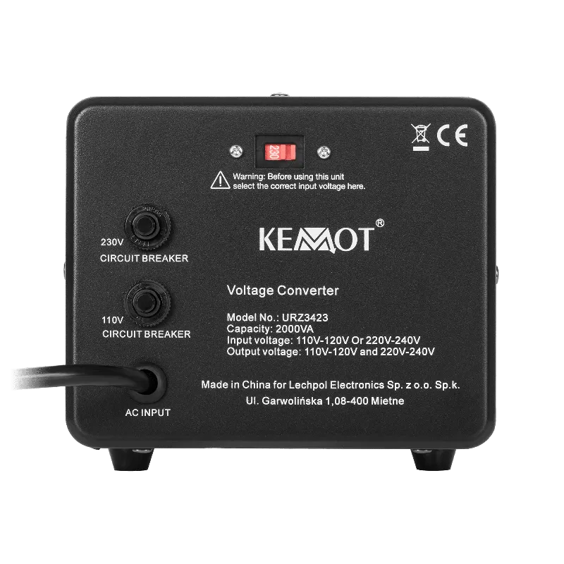 Convertor tensiune KEMOT 1600 W / 2000 VA URZ3423