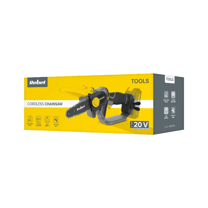 Mini Fierastrau cu Lant 20V fara Acumulator Rebel